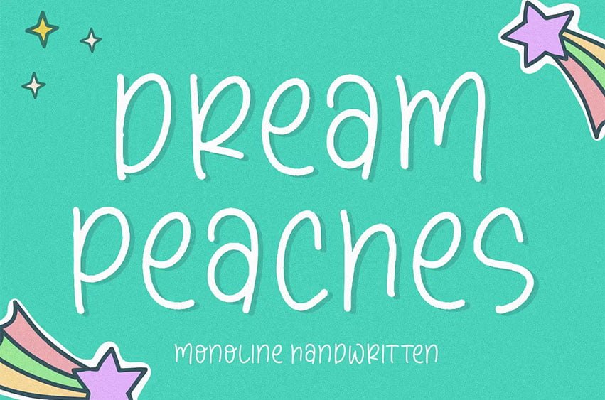 Dream Peaches Font