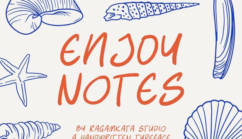 Enjoy Notes Font