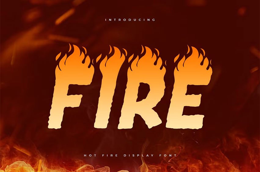 Fire Ball Font