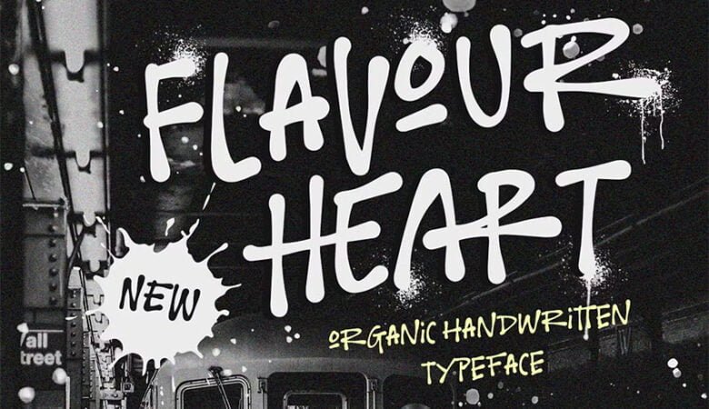 Flavour Heart Font