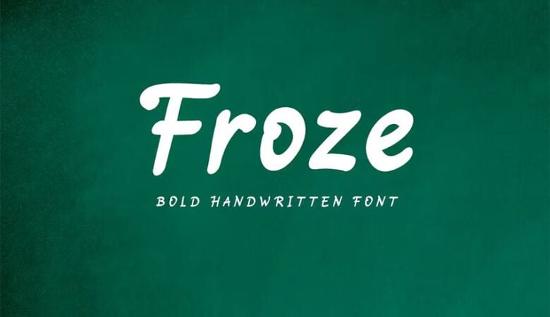 Froze Font