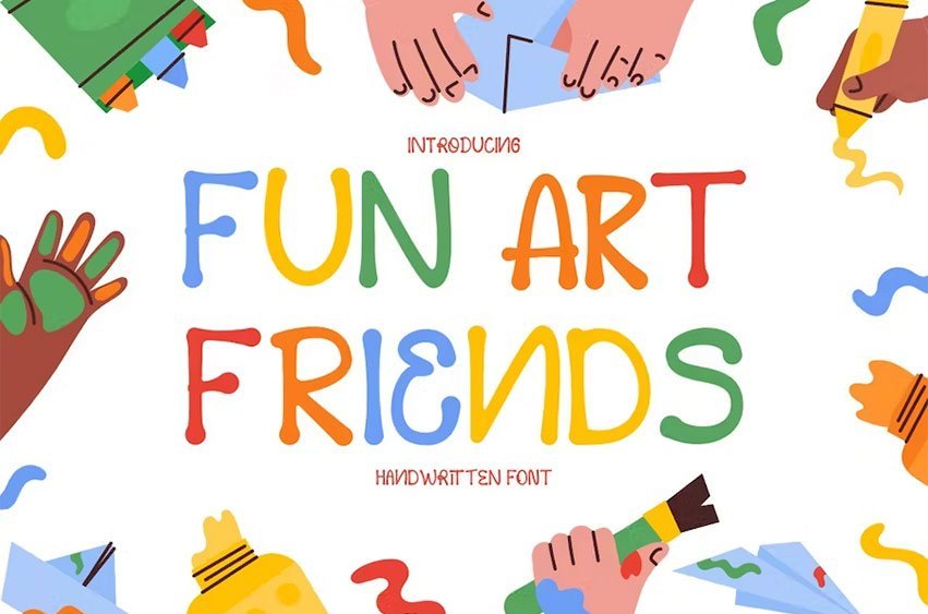 Fun Art Friends Font