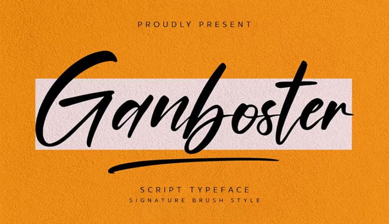 Ganboster Font