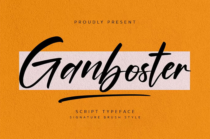 Ganboster Font