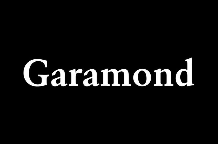 Garamond Font