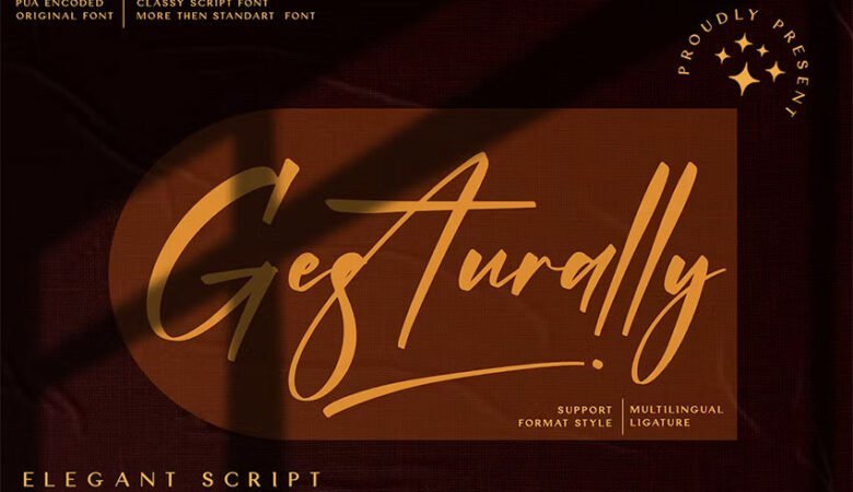 Gesturally Font