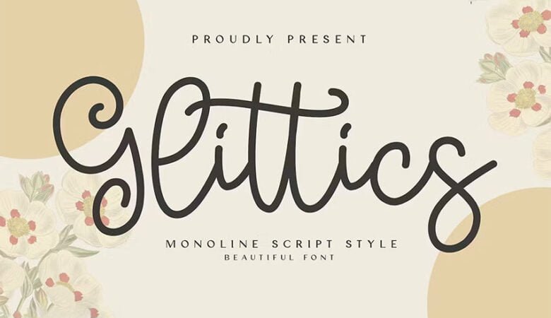 Glittics Font