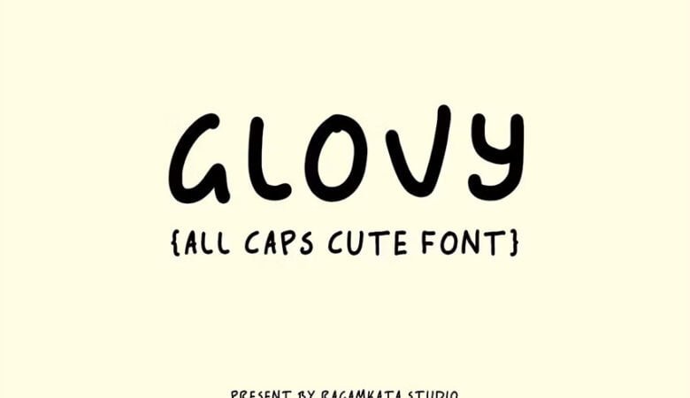 Glovy Font