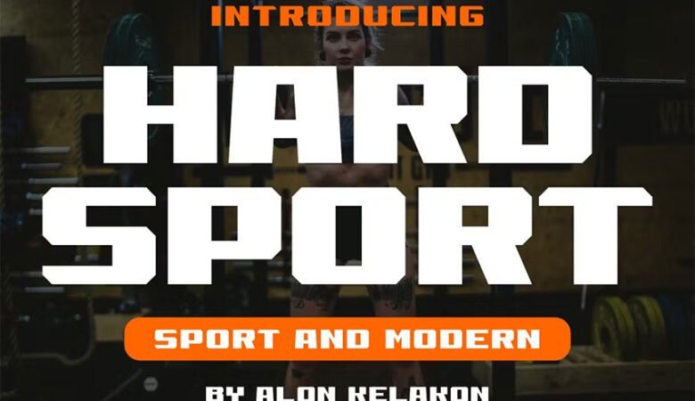 Hard Sport Font