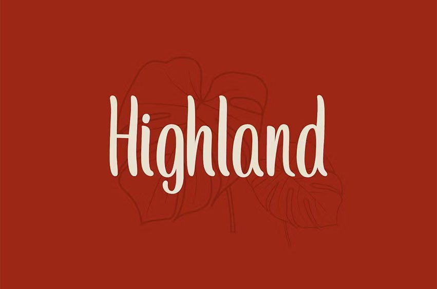Highland Font
