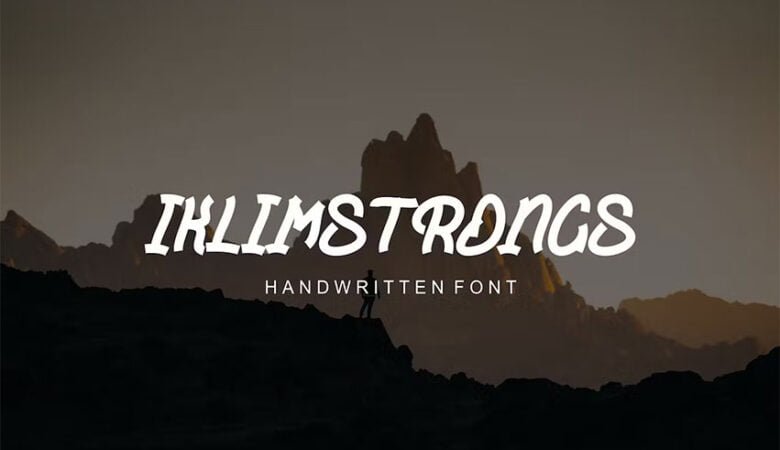 Iklimstrongs Font