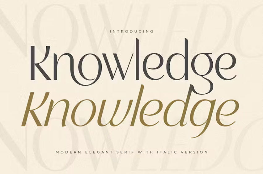 Knowledge Font