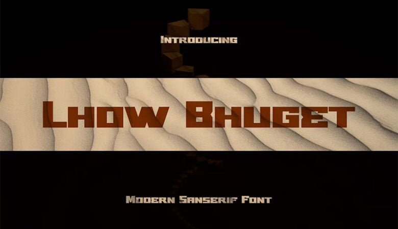 Lhow Bhuget Font