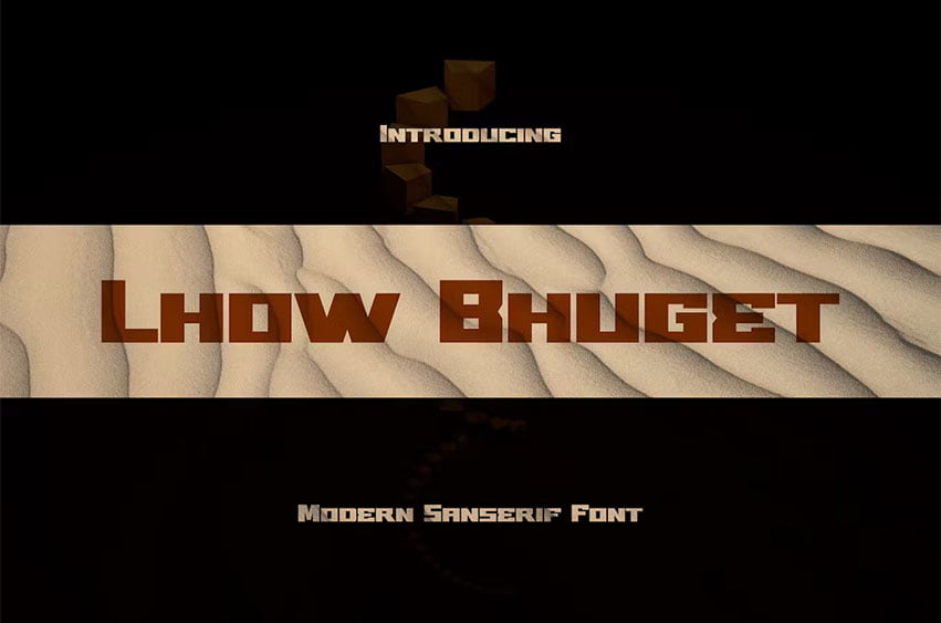 Lhow Bhuget Font