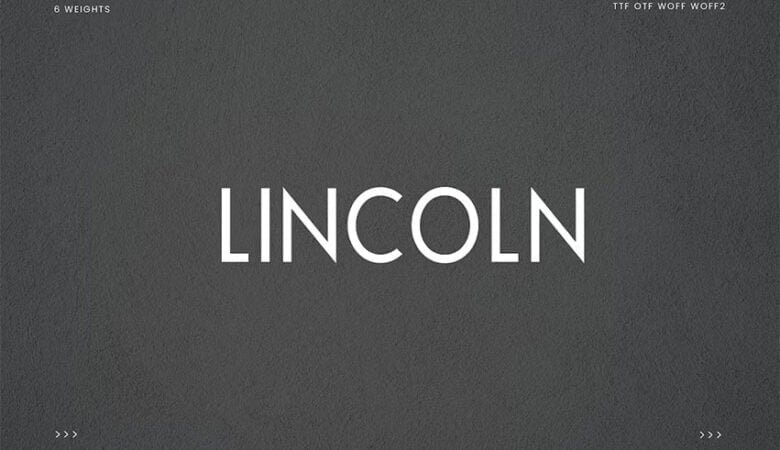Lincoln Font