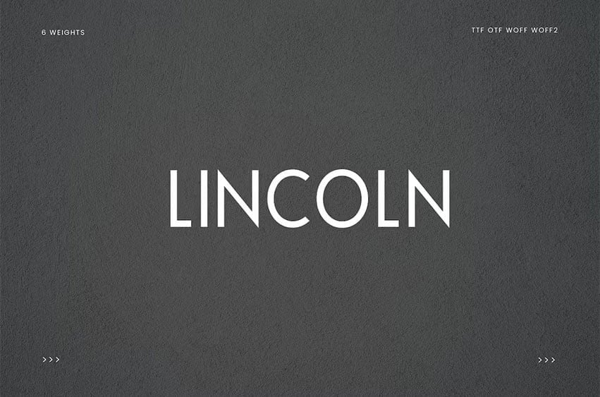Lincoln Font