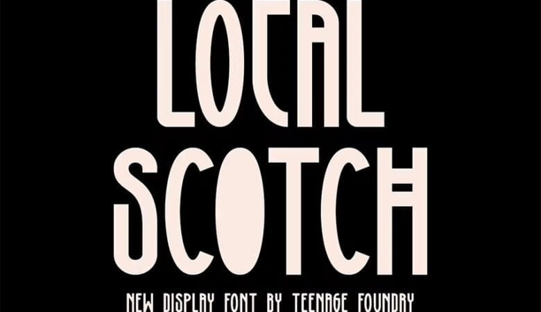 Local Scotch Font
