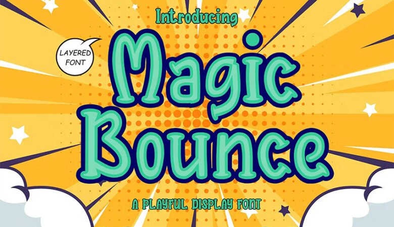 Magic Bounce Font