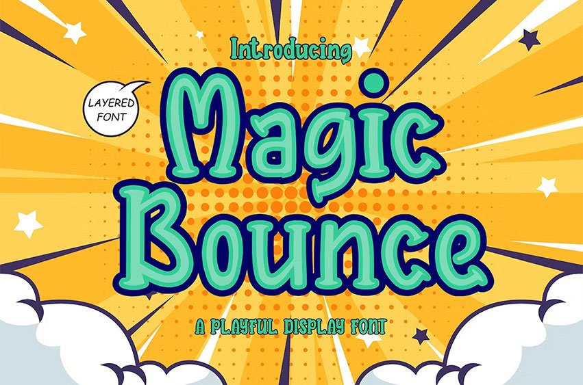 Magic Bounce Font