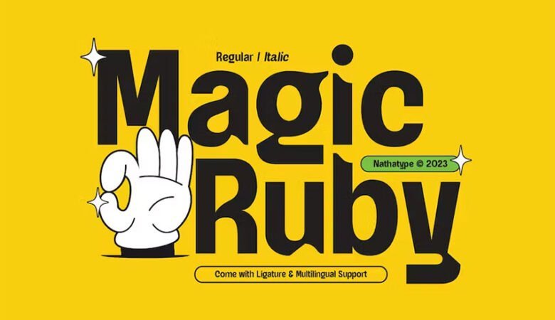Magic Ruby Font