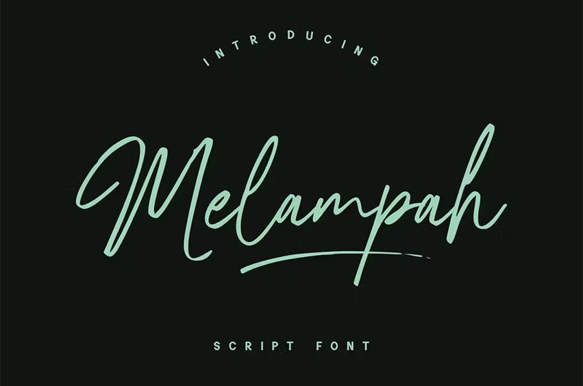 Melampah Font