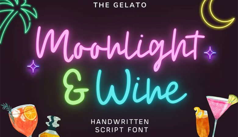 Moonlight and Wine Font