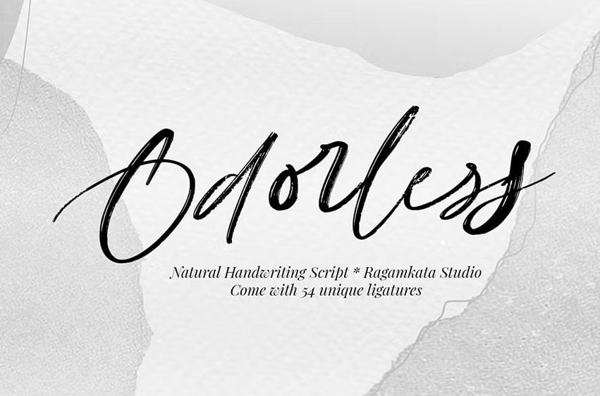 Odorless Font