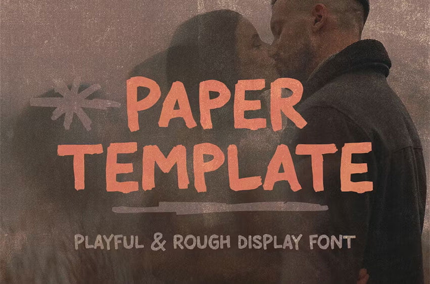 Paper Template Font