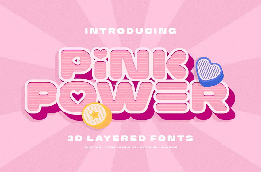 Pink Power Font - FreeDaFonts