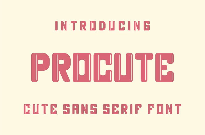 Procute Font