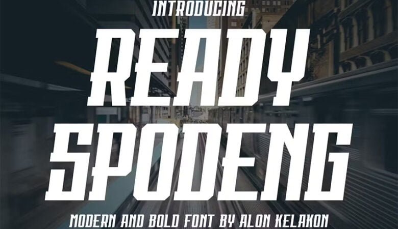 Ready Spodeng Font