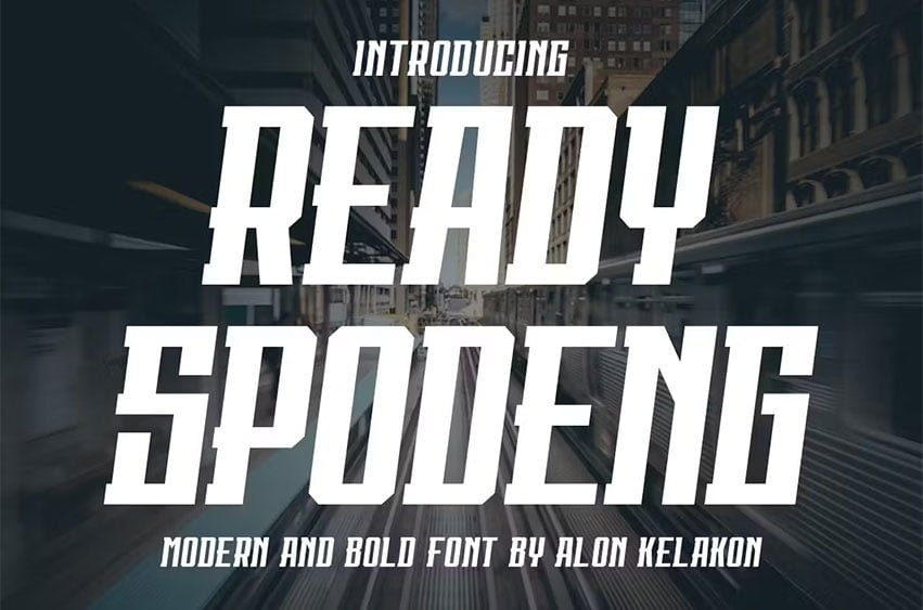 Ready Spodeng Font