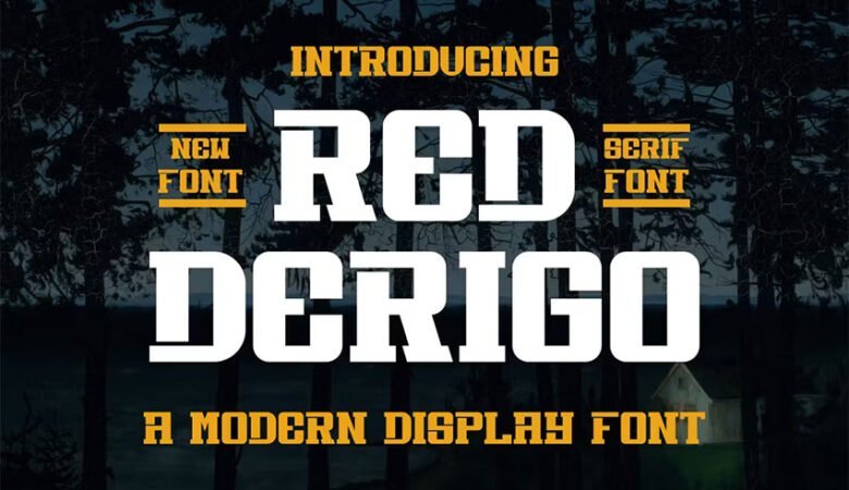 Red Derigo Font