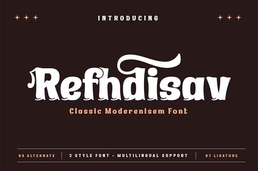 Refhdisav Font