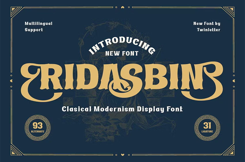 Ridasbin Font