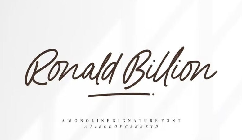 Ronald Billion Font