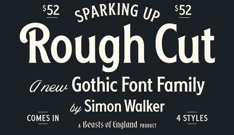 Rough Cut Font