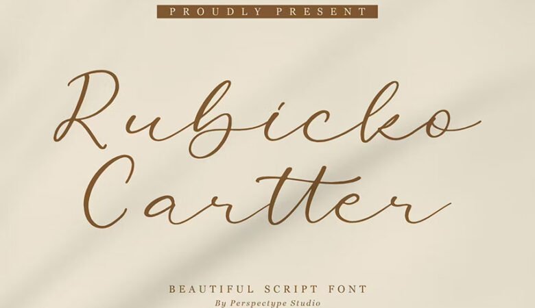 Rubicko Cartter Font