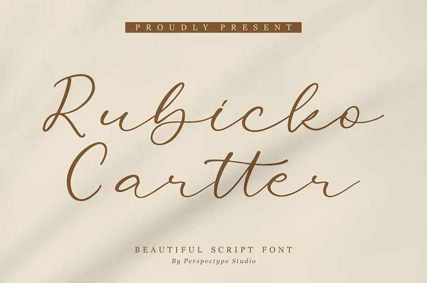 Rubicko Cartter Font