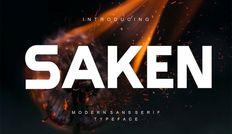 Saken Font