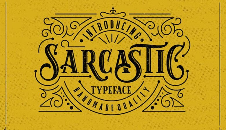 Sarcastic Font
