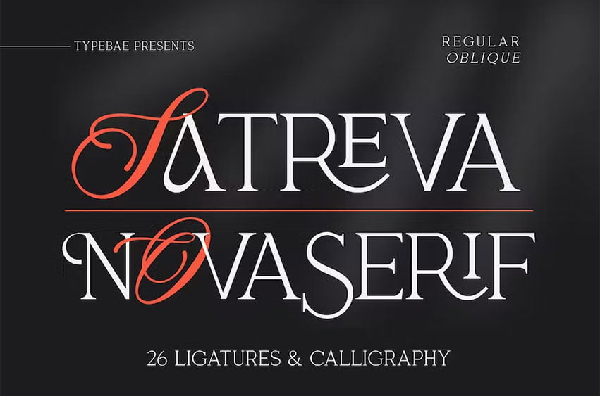 Satreva Nova Font