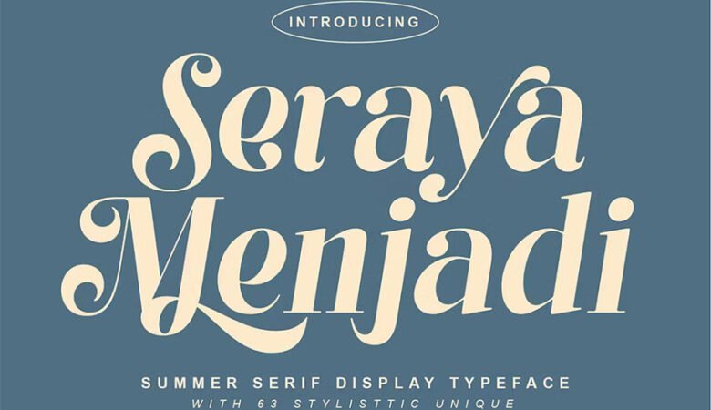 Seraya Menjadi Font