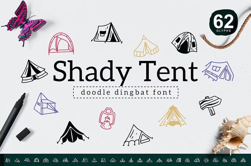 Shady Tent Font
