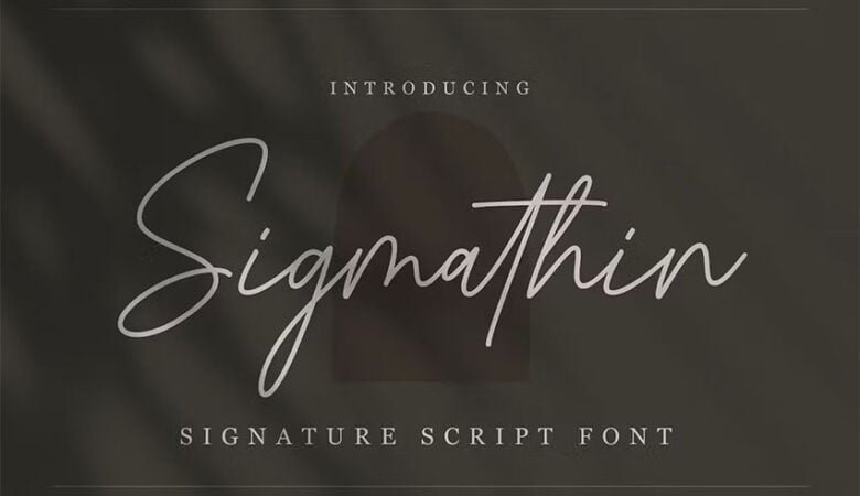 Sigmathin Font