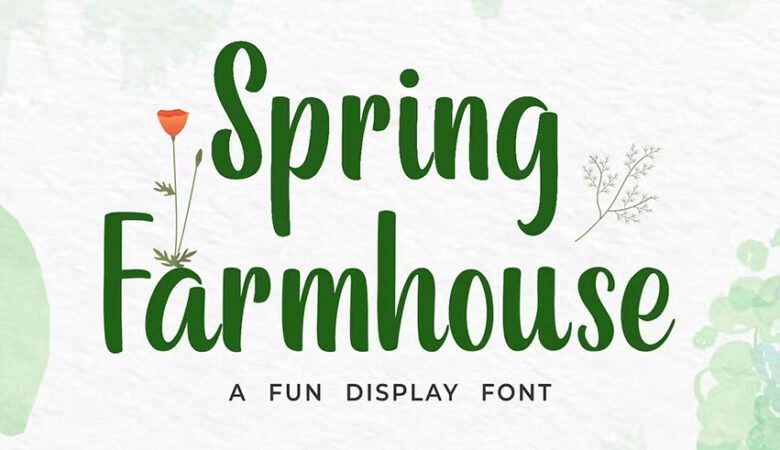 Spring Farmhouse Font