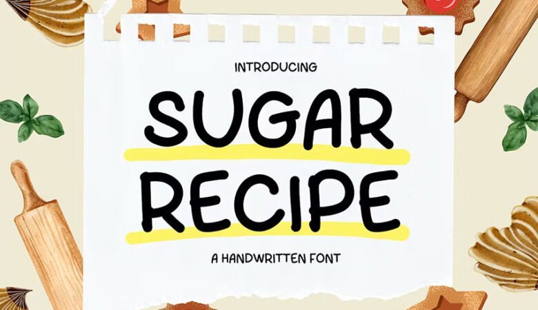 Sugar Recipe Font