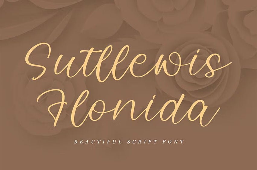 Sutllewis Flonida Font