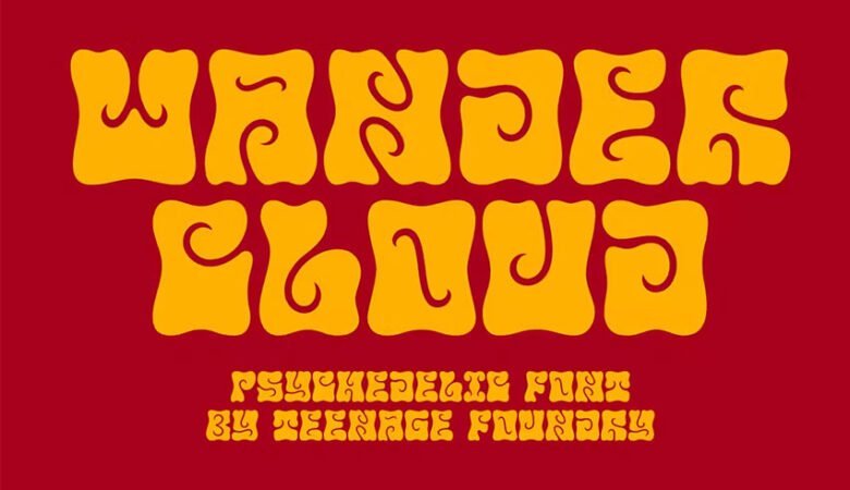 TF Wander Cloud Font
