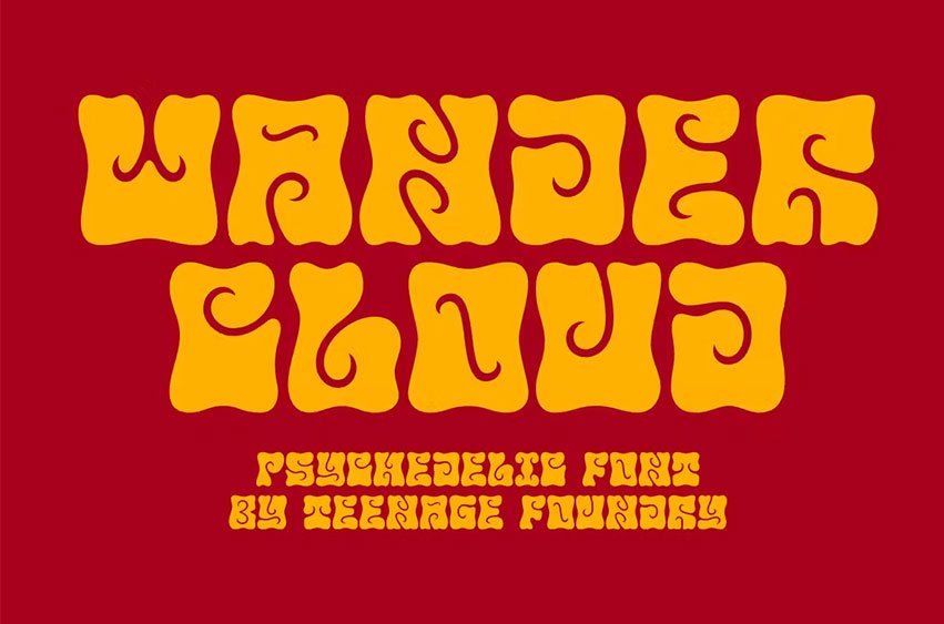 TF Wander Cloud Font